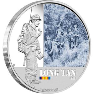 Australia / Silver Ounce 2012 Famous Battles - Long Tan - reverse photo