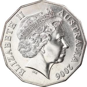 Australia / Fifty Cents 2006 XVIII Commonwealth Games - Shooting - obverse photo