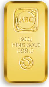 Australia / Gold Half Kilo - ABC Bullion Cast Bar - reverse photo