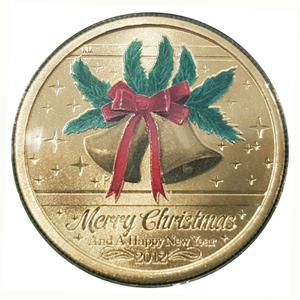 Australia / One Dollar 2012 Merry Christmas - reverse photo