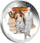 Silver Ounce 2010 Burke and Wills: Photo Coin, Australia, Silver Ounce 2010 Burke and Wills / thumbnail