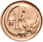 Australia / One Cent 1991 (mint sets only) - reverse photo