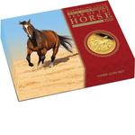 Gold Quarter Ounce 2014 Year of the Horse: Photo Coin, Australia, Gold Quarter Ounce 2014 Year of the Horse / thumbnail