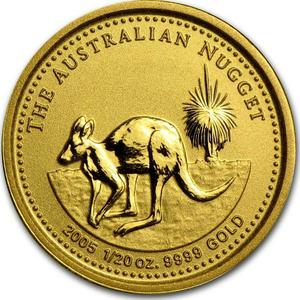 Australia / Gold Twentieth-Ounce 2005 Australian Nugget - reverse photo