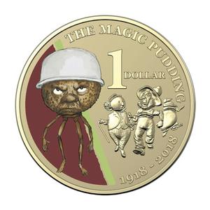 Australia / One Dollar 2018 The Magic Pudding - reverse photo