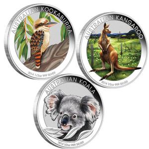 Australia / Silver Half Ounce 2014 Australian Outback - Kangaroo - reverse photo