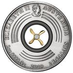 Silver Two Ounces 2019 First Flight: Photo Coin, Australia, Silver Two Ounces 2019 First Flight / thumbnail