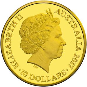 Australia / Gold Tenth-Ounce 2017 Trans-Australian Railway - obverse photo