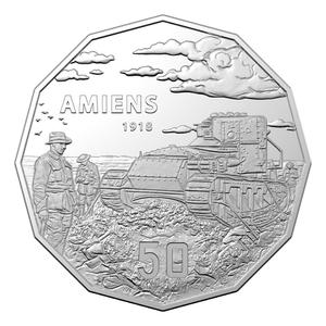 Australia / Fifty Cents 2018 Battle of Amiens - reverse photo