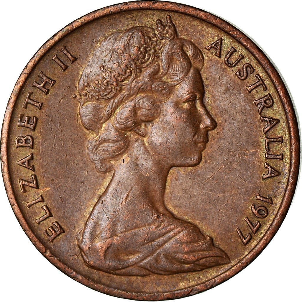 One Cent 1977 Coin From Australia Online Coin Club