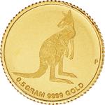Gold Half Gram 2016 Mini Roo: Photo Coin, Australia, Elizabeth II "Mini Kangaroo" 2 Dollars - 2016 - Perth - Proof / thumbnail