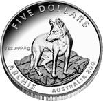 Silver Ounce 2017 Australia Zoo - Alpine Dingo - High Relief: Photo Coin, Australia, Silver Ounce 2017 Australia Zoo - Alpine Dingo - High Relief / thumbnail