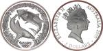 Silver Ounce 2000 Sydney Olympics - Great White Shark: Photo Coin, Australia, Silver Ounce 2000 Sydney Olympics - Great White Shark / thumbnail