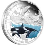 Silver Ounce 2011 Killer Whale: Photo Coin, Australia, Silver Ounce 2011 Killer Whale / thumbnail
