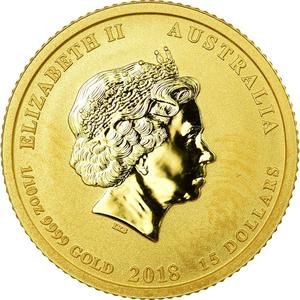Australia / Gold Tenth Ounce 2018 - reverse photo