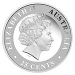 Silver Quarter Ounce 2017 Australian Kangaroo: Photo Coin, Australia, Silver Quarter Ounce 2017 Australian Kangaroo / thumbnail