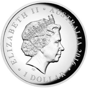 Australia / Silver Ounce 2016 Queen's 90th Birthday - obverse photo