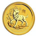 Gold Twentieth-Ounce 2018 Year of the Dog: Photo Coin, Australia, Gold Twentieth-Ounce 2018 Year of the Dog / thumbnail