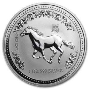 Australia / Silver Ounce 2002 Year of the Horse - reverse photo