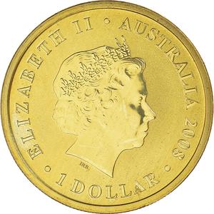 Australia / One Dollar 2008 Common Wombat - obverse photo