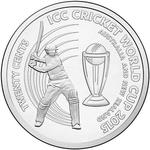 Twenty Cents 2015 ICC Cricket World Cup: Photo Coin, Australia, Twenty Cents 2015 ICC Cricket World Cup / thumbnail