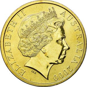 Australia / Five Dollars 2000 Olympic Games - Wrestling - reverse photo