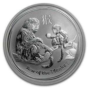 Australia / Silver Half Ounce 2016 Year of the Monkey (King) - obverse photo