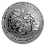 Silver Half Ounce 2016 Year of the Monkey (King): Photo Coin, Australia, 1oz Silver 2016 Year of the Monkey / thumbnail