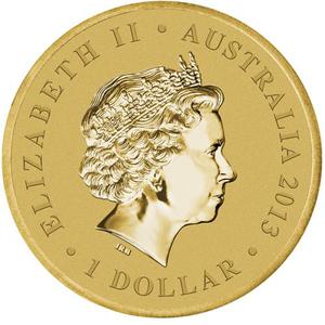Australia / One Dollar 2013 HRH Prince George - obverse photo