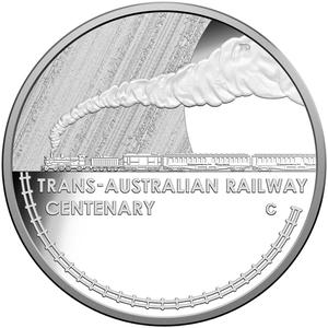 Australia / One Dollar 2017 Trans-Australian Railway Silver - reverse photo