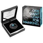Silver Ounce 2019 Moon Landing, Domed: Photo Coin, Australia, Silver Ounce 2019 Moon Landing, Domed / thumbnail