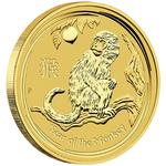 Gold Twentieth-Ounce 2016 Year of the Monkey: Photo Coin, Australia, Gold Twentieth-Ounce 2016 Year of the Monkey / thumbnail