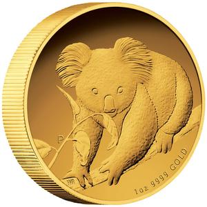 Australia / Gold Ounce 2010 Australian Koala, High Relief - reverse photo