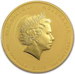 Australia / Gold Ounce 2013 Year of the Snake / Coloured Peverse - obverse photo