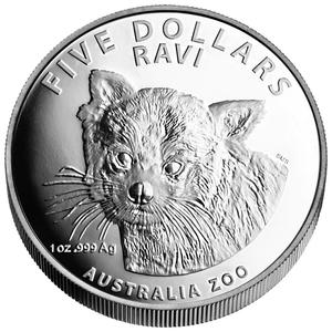 Australia / Silver Ounce 2018 Australia Zoo - Red Panda - High Relief - reverse photo