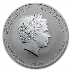 Australia / Silver Ounce 2008 Year of the Mouse - obverse photo
