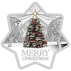 Australia / Silver Ounce 2015 Christmas - reverse photo