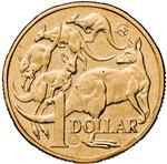 Australia / One Dollar 2009 Mob of Roos / Master Mint Mark with C Counterstamp - reverse photo