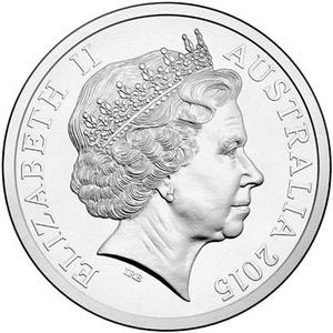 Australia / Twenty Cents 2015 ICC Cricket World Cup - obverse photo