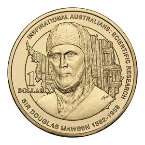 Australia / One Dollar 2012 Sir Douglas Mawson - reverse photo