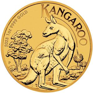 Australia / Gold Ounce 2023 Australian Kangaroo - reverse photo