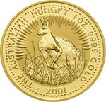 Gold Ounce 2001 Australian Nugget: Photo Coin, Australia, Gold Ounce 2001 Australian Nugget / thumbnail