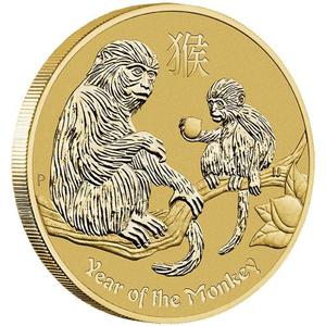 Australia / One Dollar 2016 Year of the Monkey - reverse photo