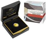 Gold Tenth-Ounce 2017 Trans-Australian Railway: Photo Coin, Australia, Gold Tenth-Ounce 2017 Trans-Australian Railway / thumbnail