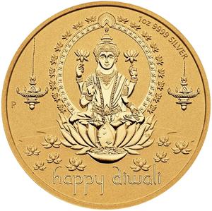 Australia / Silver Ounce 2022 Diwali Medallion - reverse photo