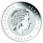 Silver Ounce 2014 Australian Kookaburra, Bullion: Photo Coin, Australia, Silver Ounce 2014 Australian Kookaburra / thumbnail