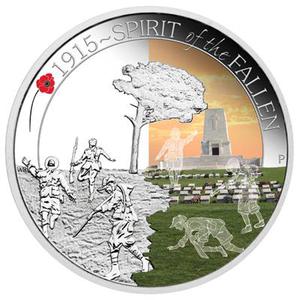 Australia / Silver Half Ounce 2015 Spirit of the Fallen - obverse photo