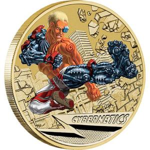 Australia / One Dollar 2014 Super Powers - Cybernetics - reverse photo