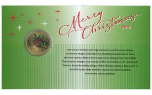 Australia / One Dollar 2012 Merry Christmas - obverse photo