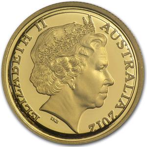 Australia / Gold Tenth-Ounce 2012 Kangaroo - obverse photo